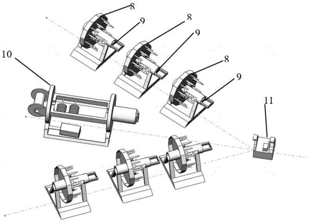 A U-shaped layer twisted skeleton ribbon optical cable and its slot-in device