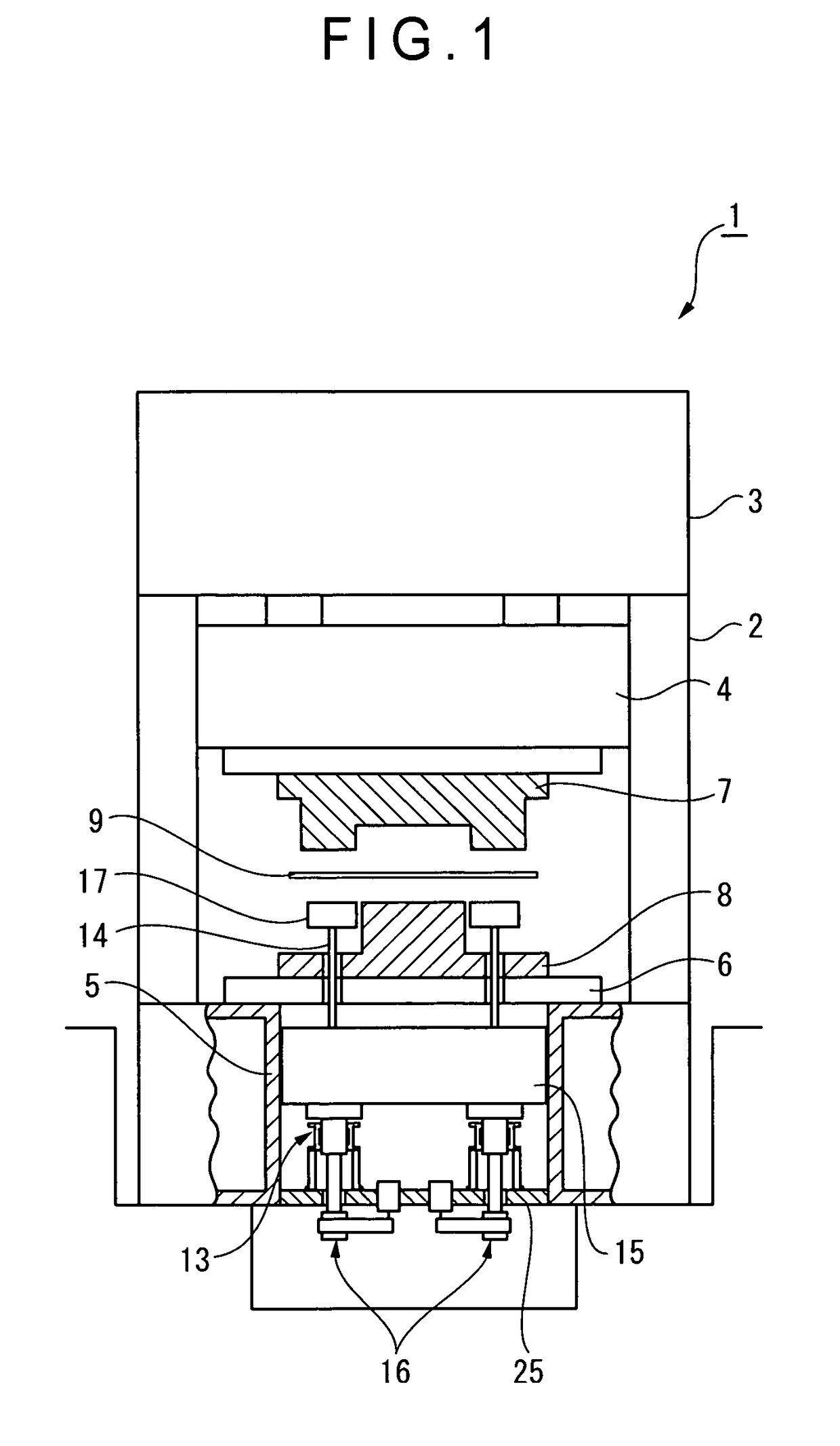 Die cushion controller of press machine