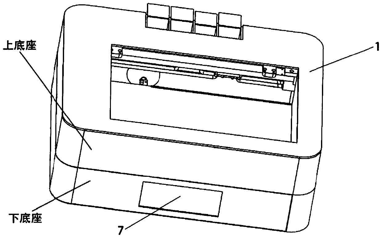 Music synaesthesia drawing device and implementation method