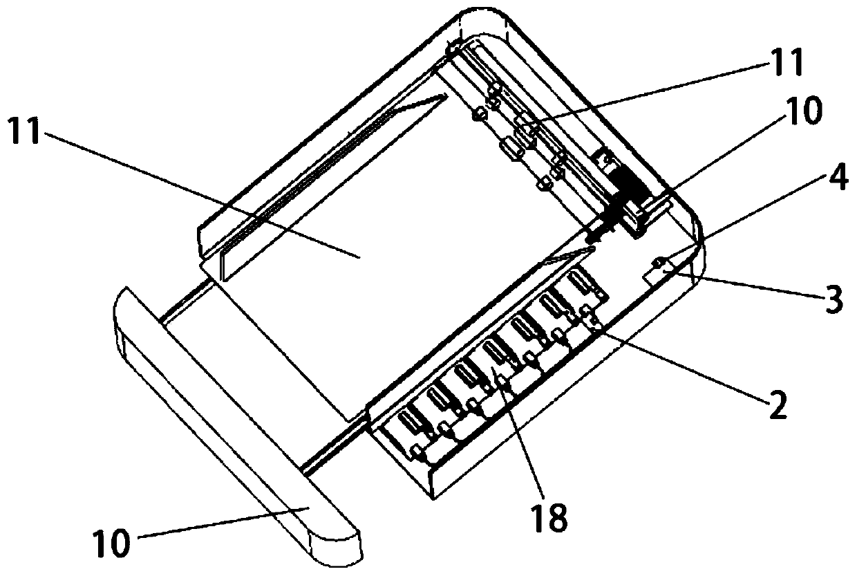 Music synaesthesia drawing device and implementation method