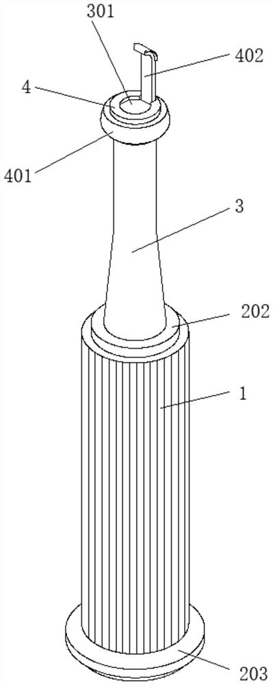 Handheld visible rotary spatula