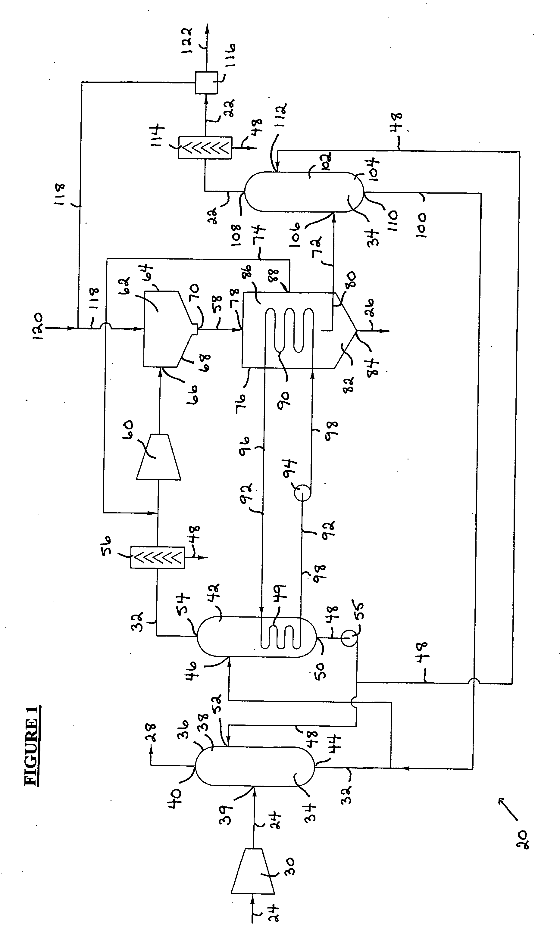 Process and apparatus for converting hydrogen sulfide into hydrogen and sulfur