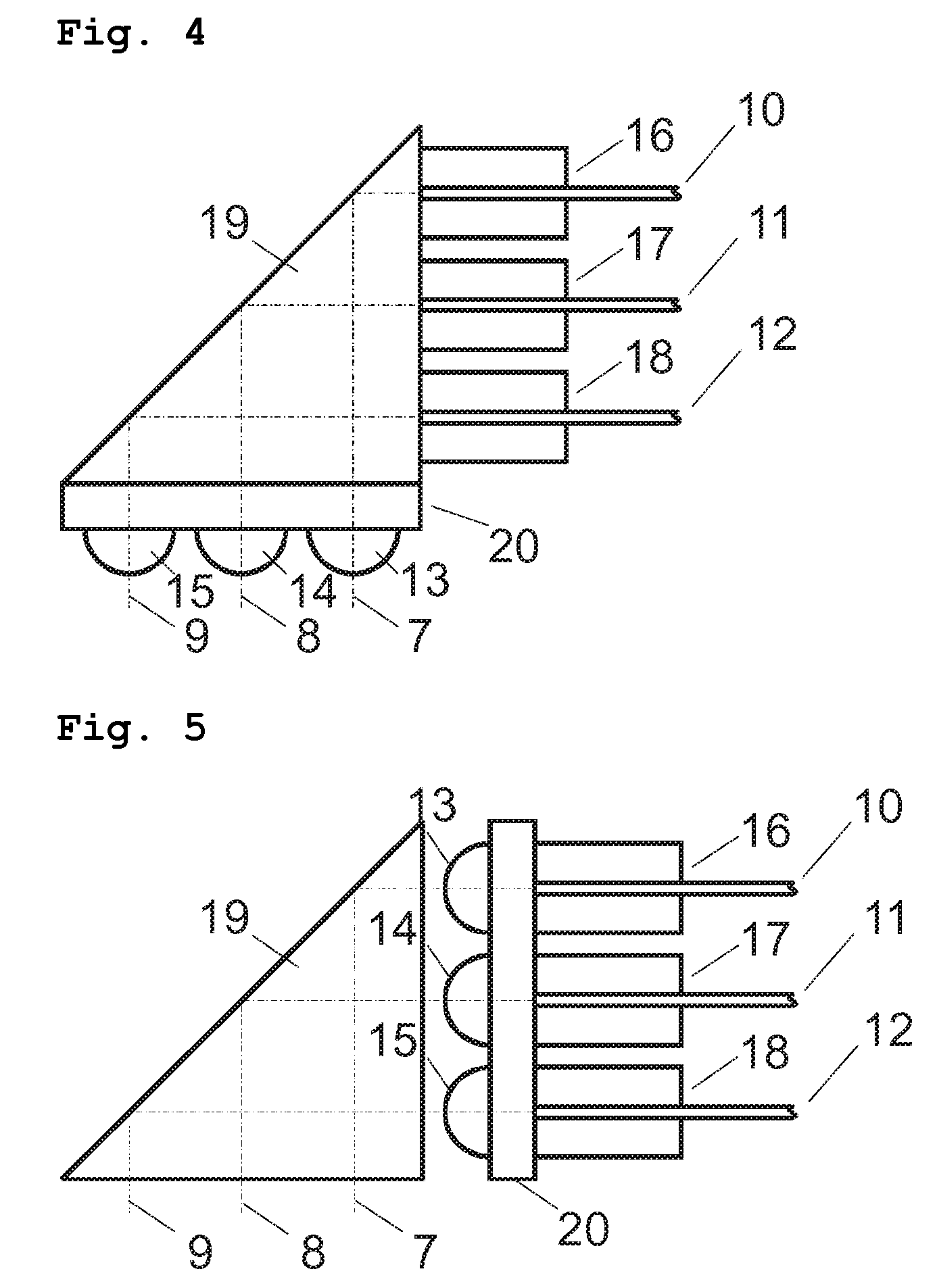 Optical rotating data transmission device of short overall length