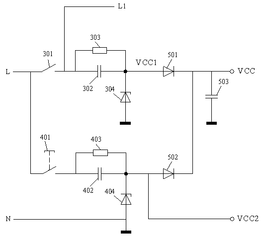 On-off control method and device of switch capable of achieving automatic outage in standby process