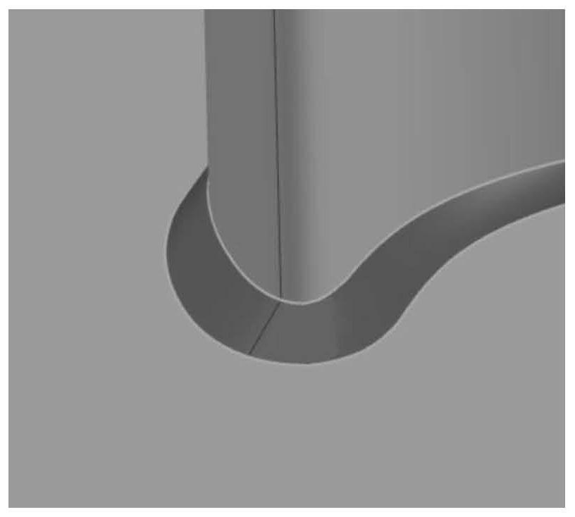 Optimization design method for asymmetric leading edge structure of turbine blade based on uniform design