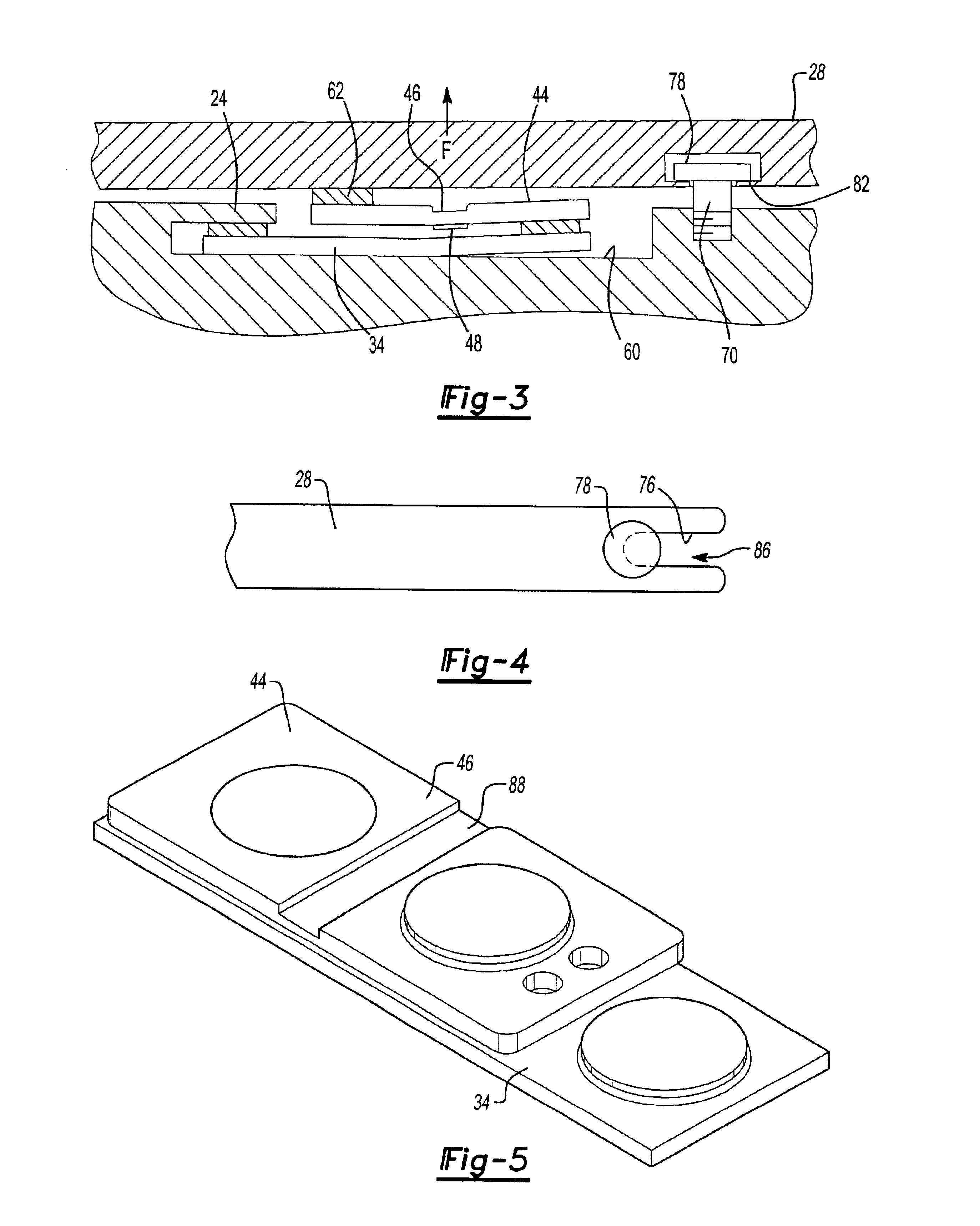 Weight sensor assembly with overload spring