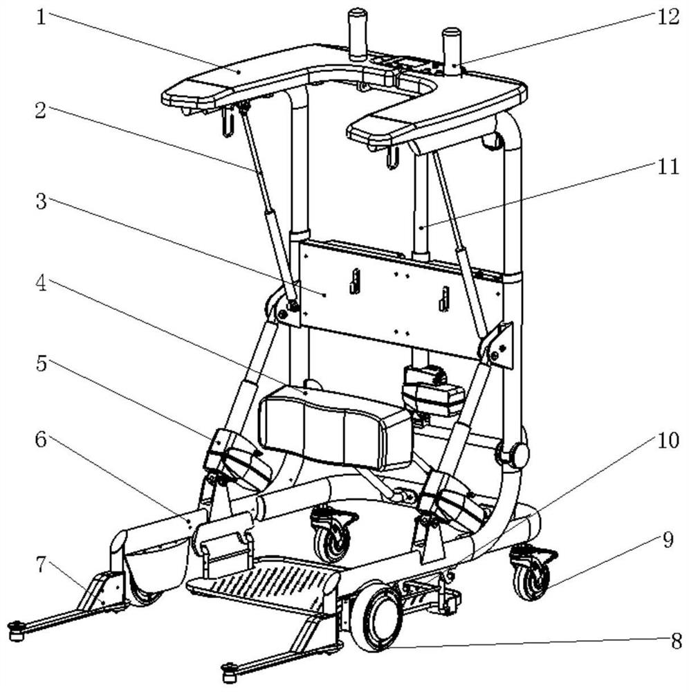 Rehabilitation walking aid robot