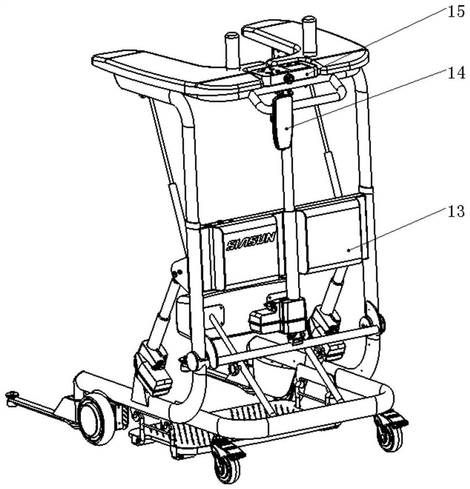 Rehabilitation walking aid robot