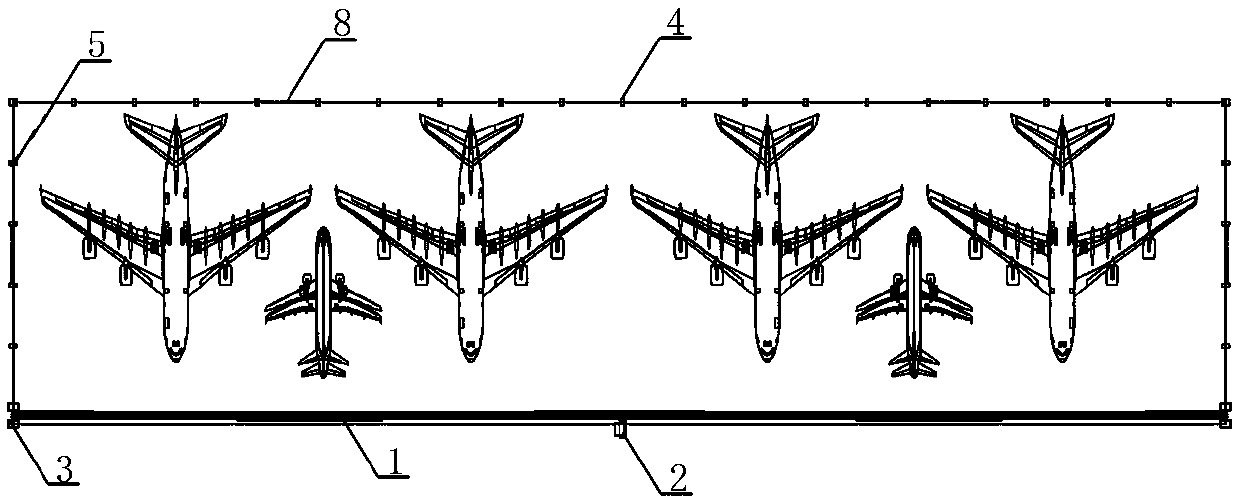 A Construction Method for Improving Internal Force Distribution of Large-span Connected-Span Hangar