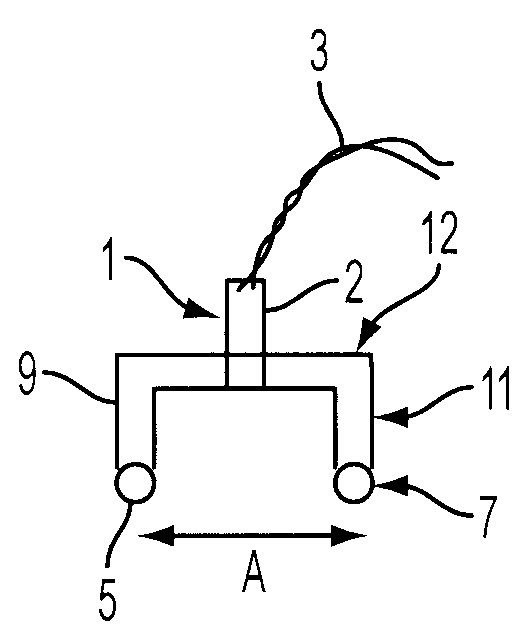 Bipolar Stimulation/Recording Device With Widely Spaced Electrodes