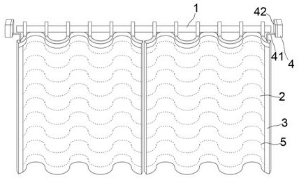 Smart dimming curtain