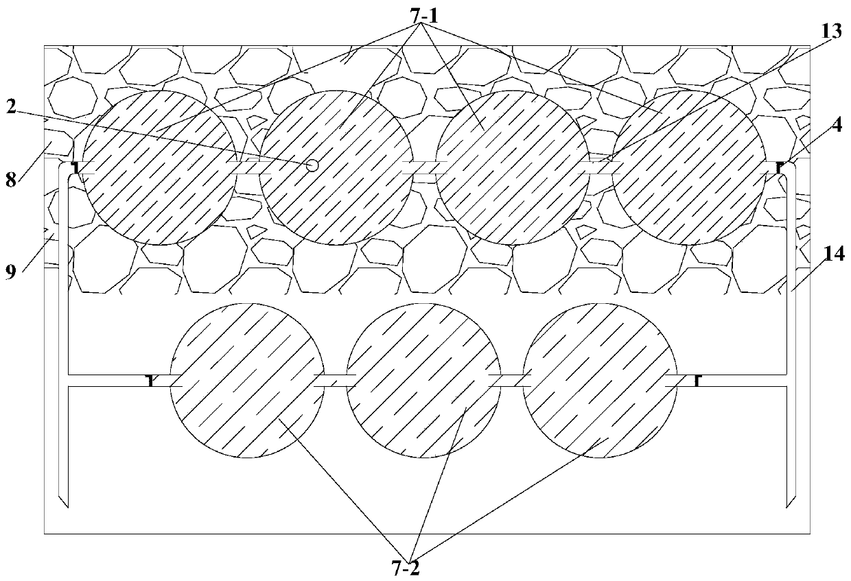 A water-rock combined grouting filling stope control method for water control