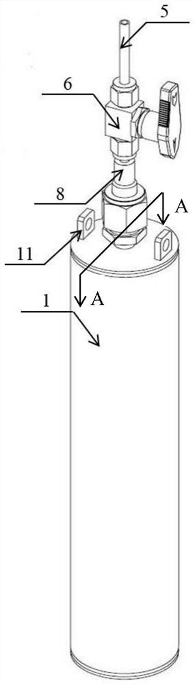 A method for simulating hydrogen production in the process of radioactive solid waste disposal