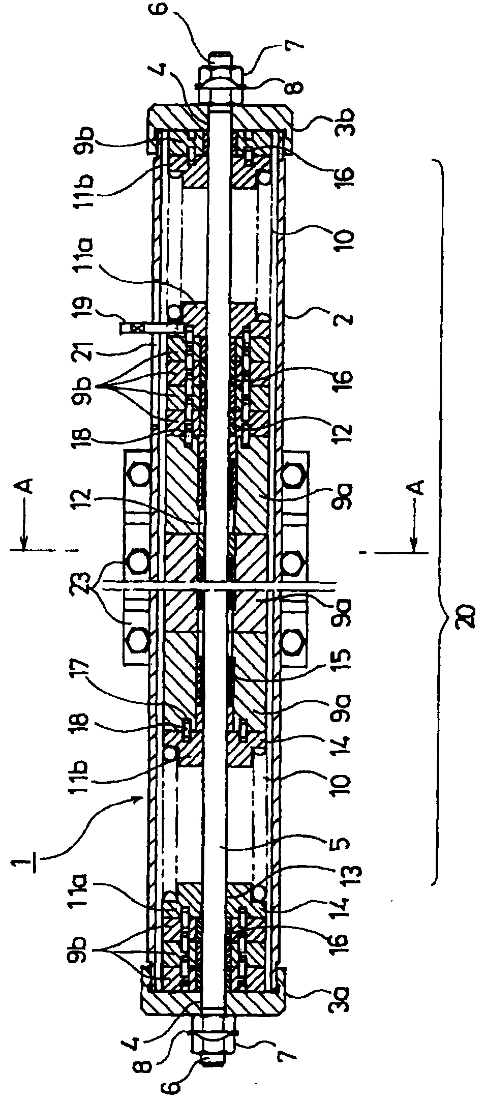 Dynamic damper and diesel engine where dynamic damper is mounted