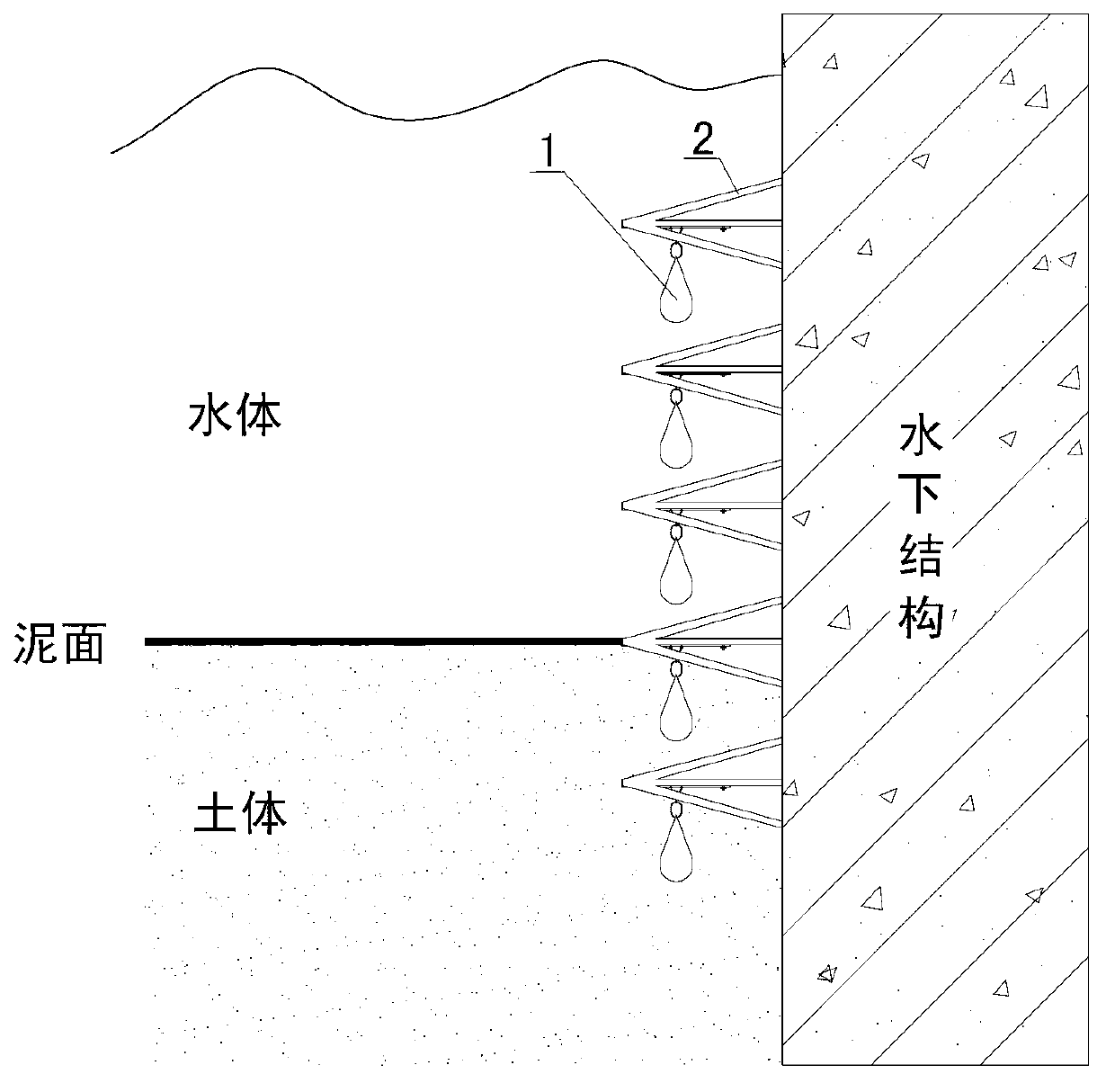 Inclined angle type scouring sensor and manufacture and installment method thereof