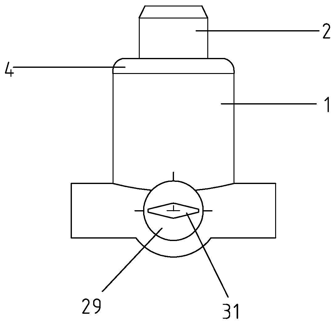 A vibration-absorbing rotary joint structure