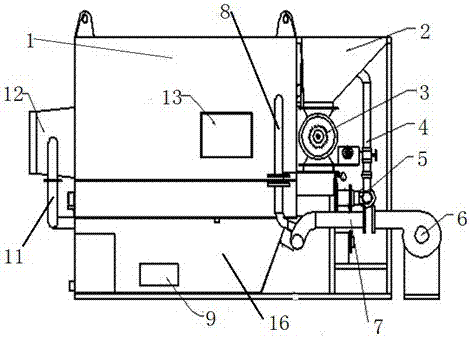 Large Dynamic Gasification Combustion Biomass Burner