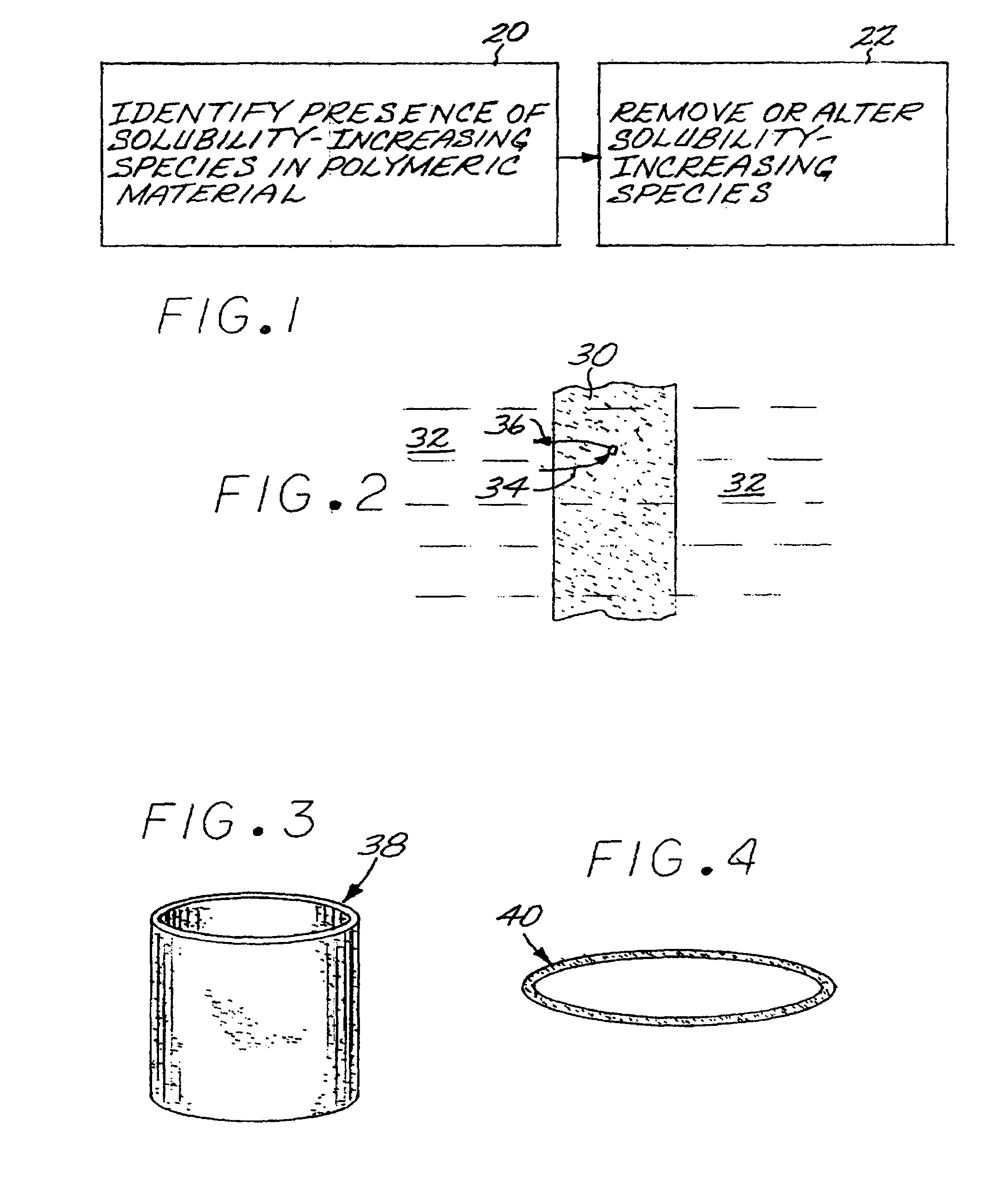 Reduction of permeation through a polymer