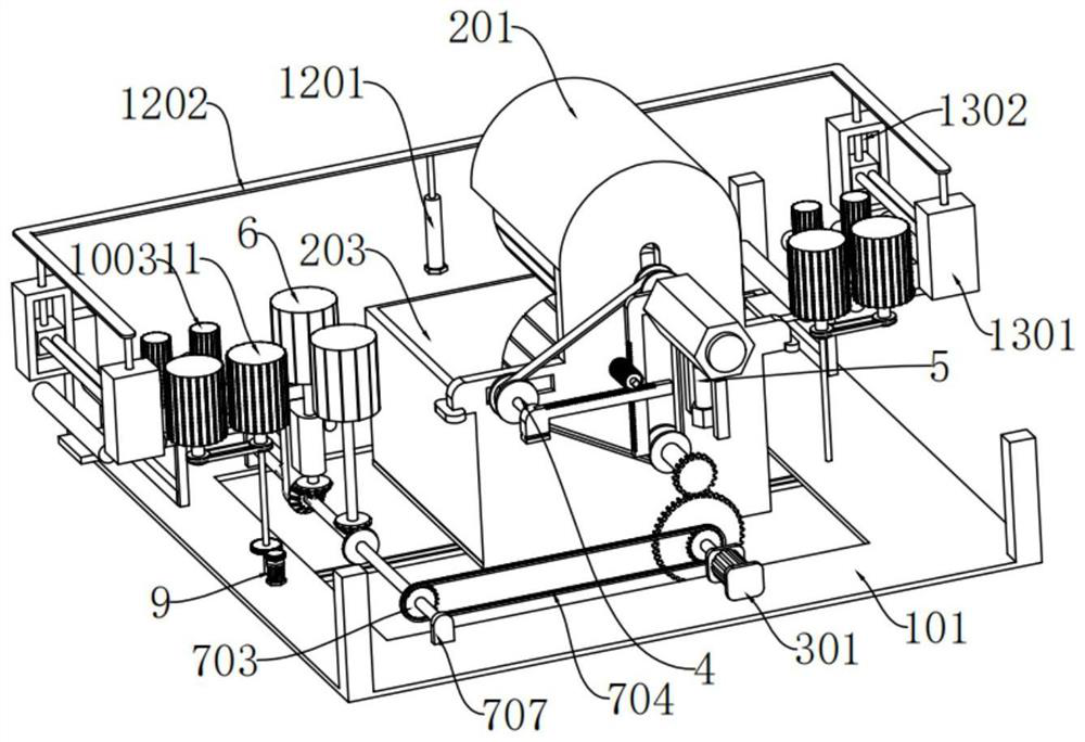 An automatic polishing device and its working method