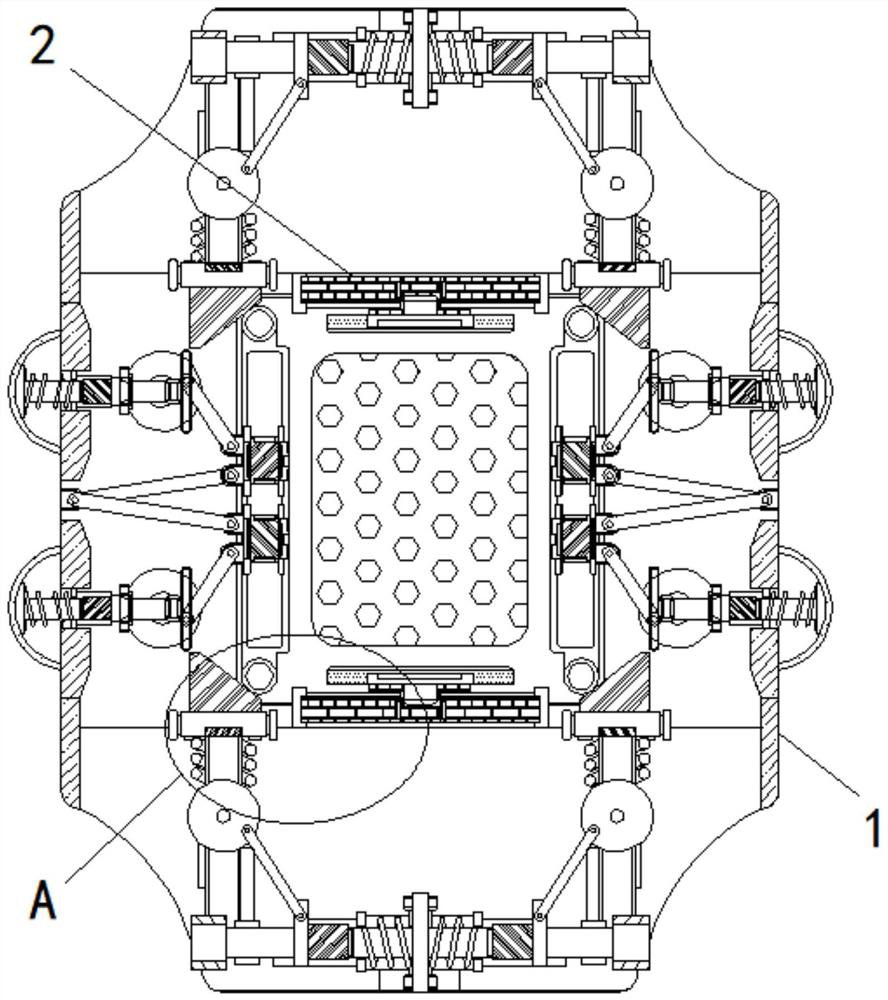 Cable connecting end positioning equipment for computer technology development