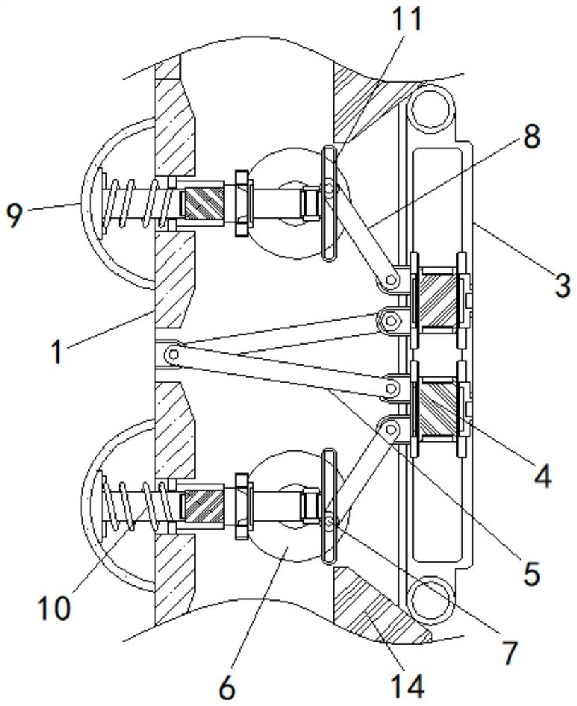 Cable connecting end positioning equipment for computer technology development