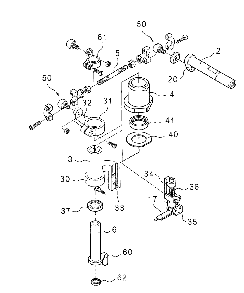 Driving device for cutter of sewing machine