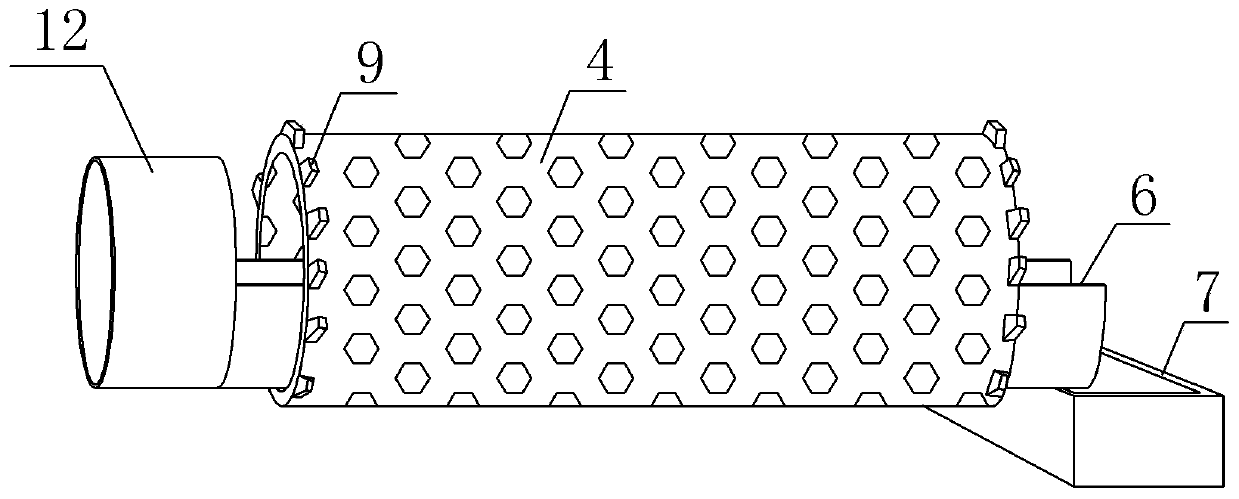 A sewage separation process