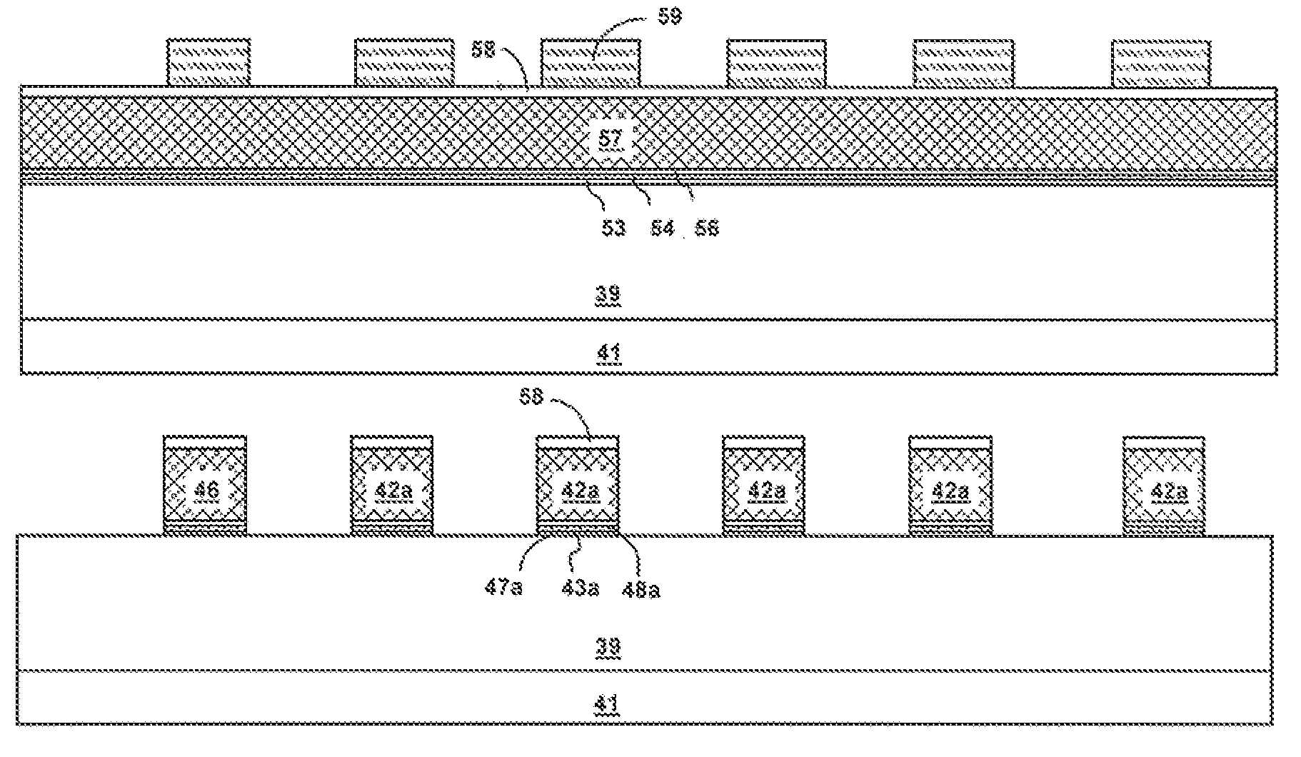 NAND Flash Memory with Densely Packed Memory Gates and Fabrication Process