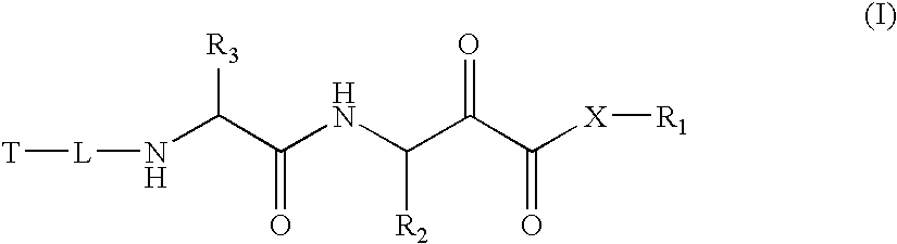 Alpha-keto carbonyl calpain inhibitors