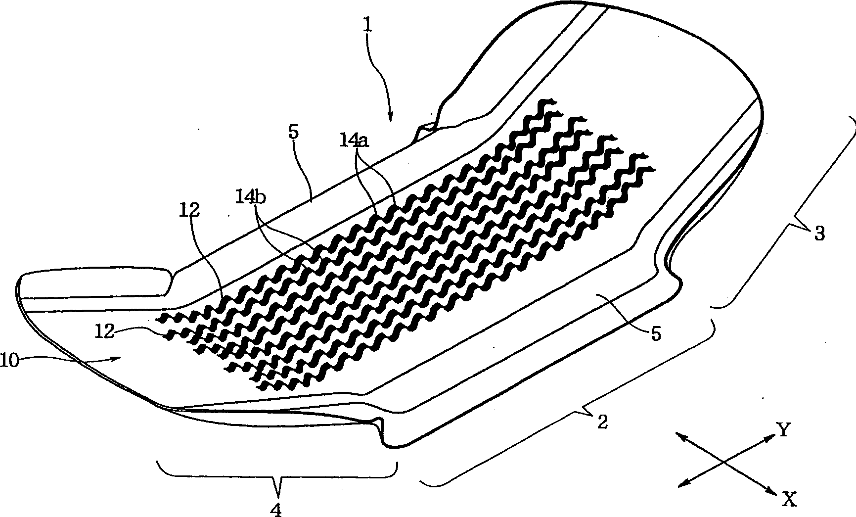 Absorbent articles having fiber layer on its surface