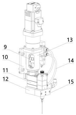 Single-servo precise gear pump metering and distribution system and method thereof