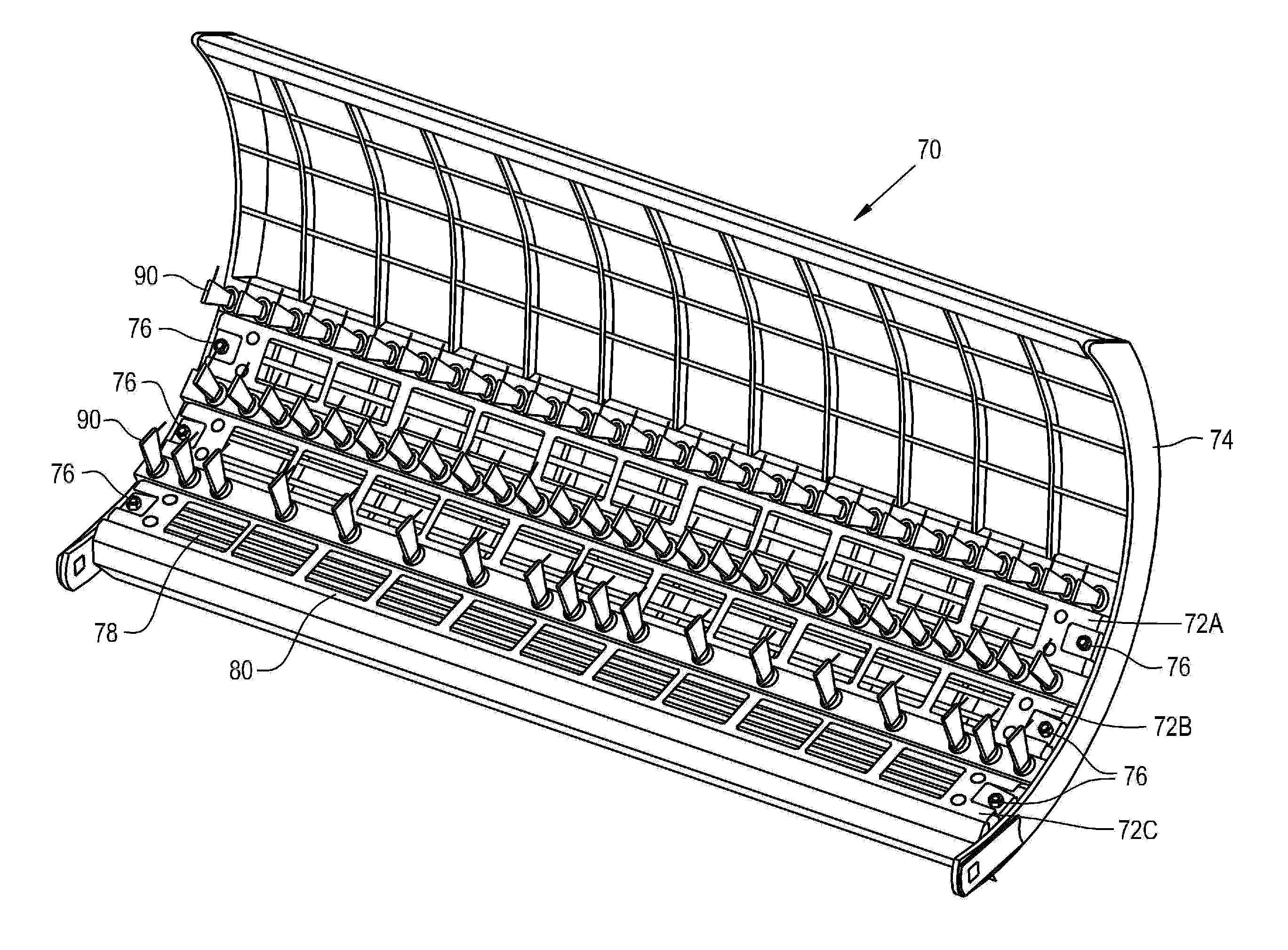 Agricultural Harvester Concave System and Method