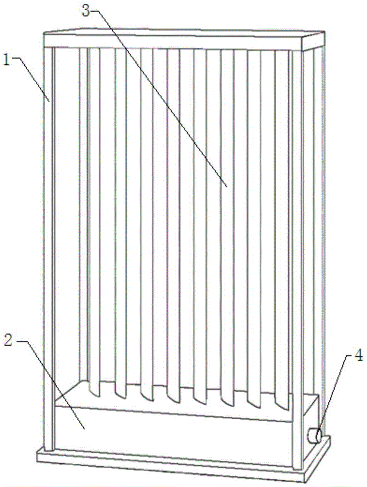 Sunshade device made of ceramic blades and preparation method of ceramic blades