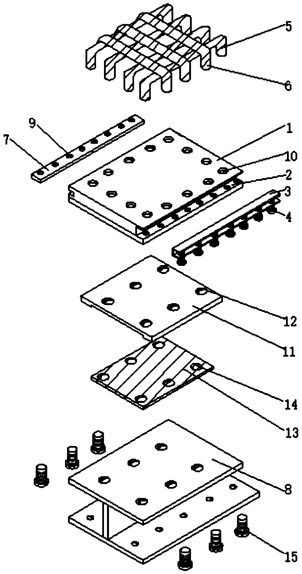 Connecting part of assembly type steel-concrete combination structure used for steel-concrete combined bridge