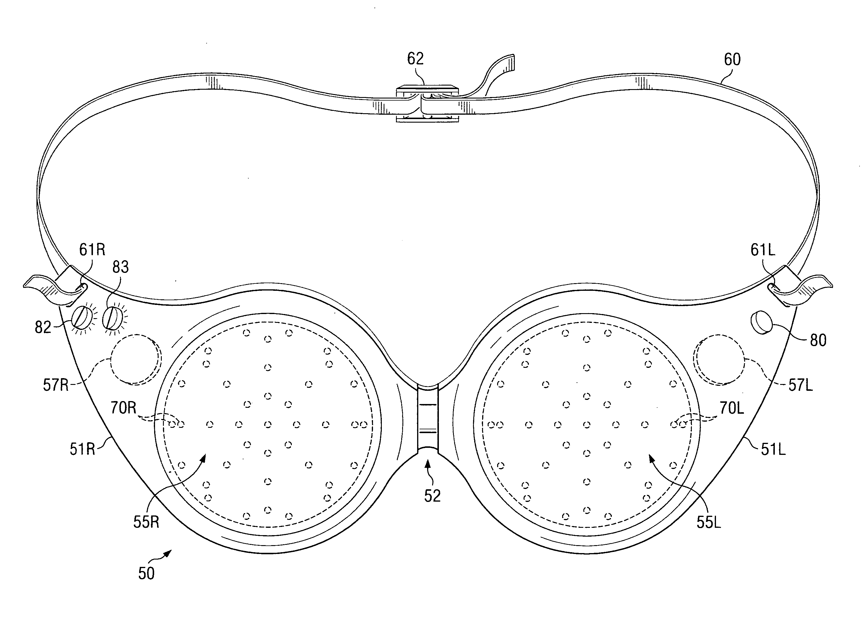 Apparatus and method for eye exercises