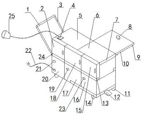 External electrical welding equipment convenient to mount and dismount