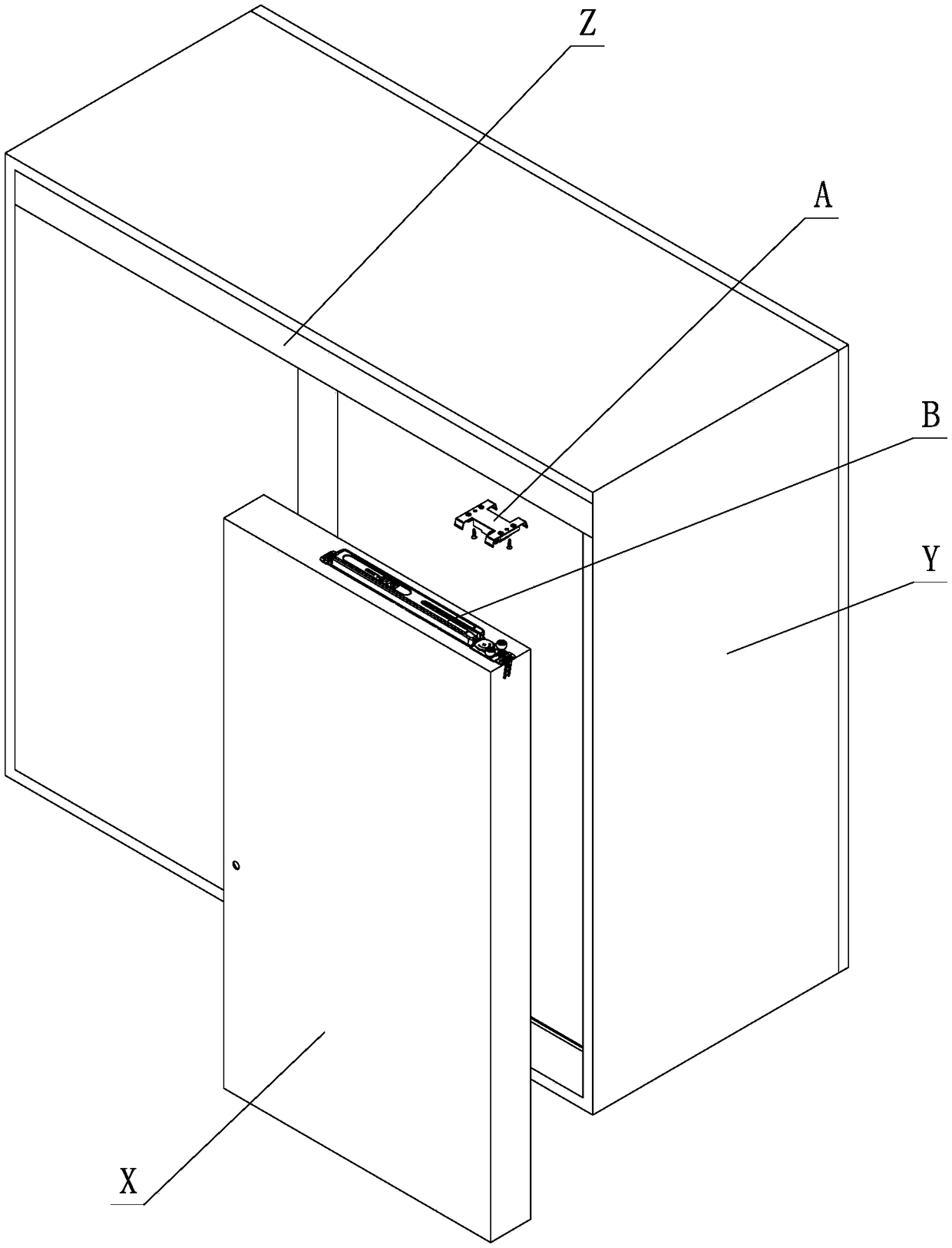 An adjustable toggle structure for furniture