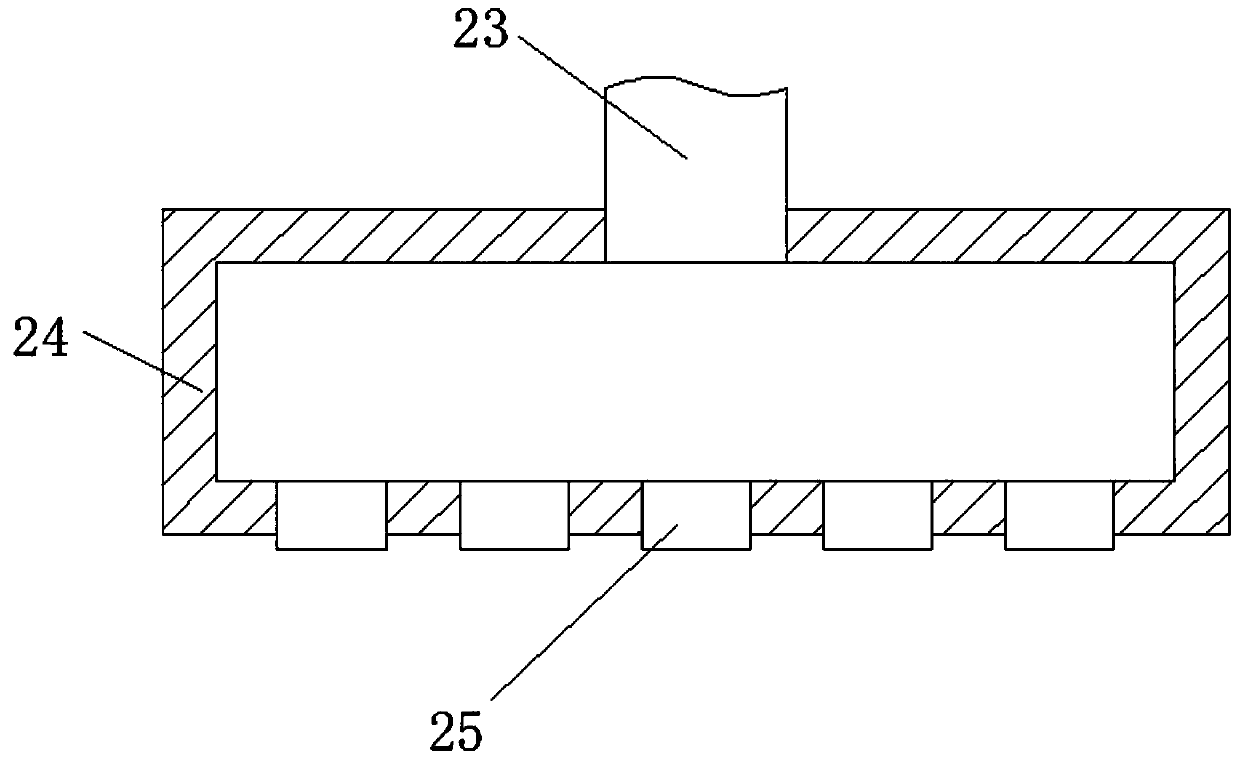 Efficient printing and dyeing wastewater aeration treatment device