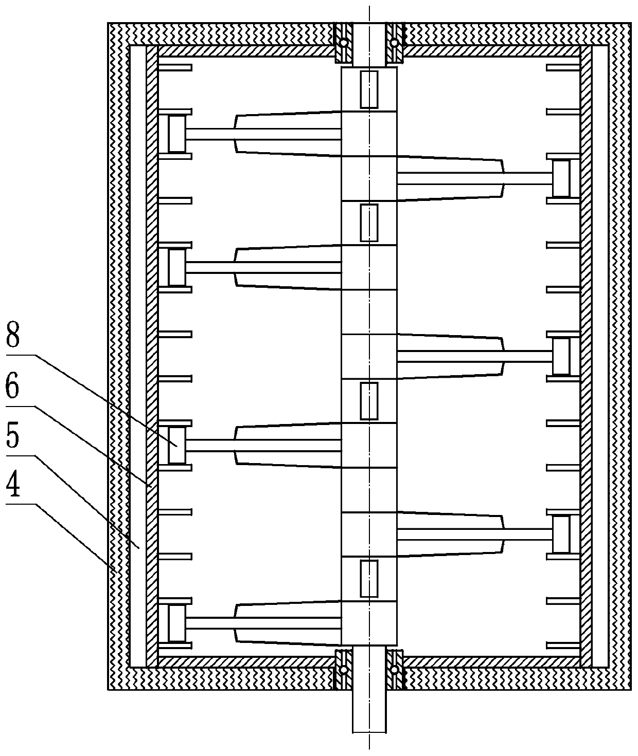 Harmless animal carcass treatment machine