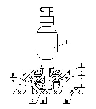 Double-eccentric sanding mechanism of sanding machine