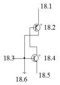 Switching power supply controlled by negative voltage