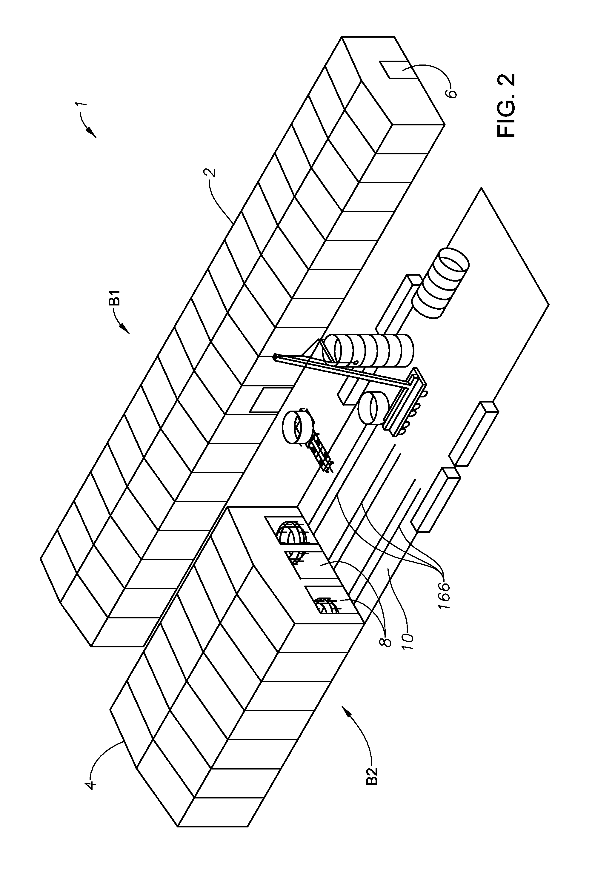 Method for moving a packed section about a remote manufacturing yard