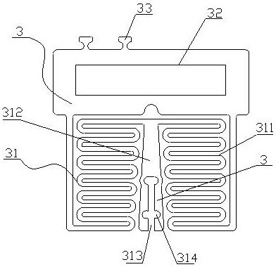 A contact type semiconductor material testing head