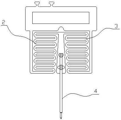 A contact type semiconductor material testing head