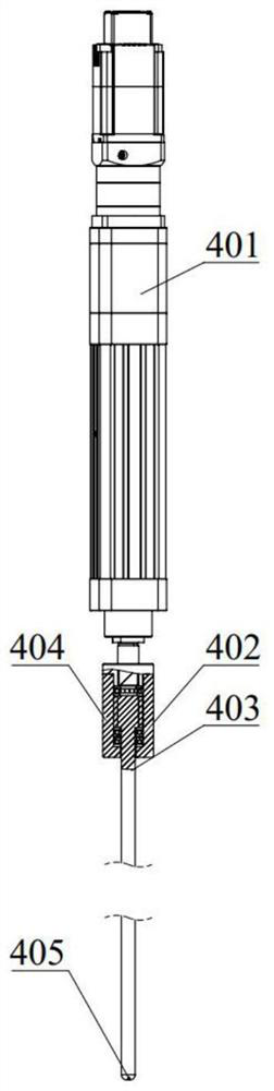 Bar stirring friction additive manufacturing device and method