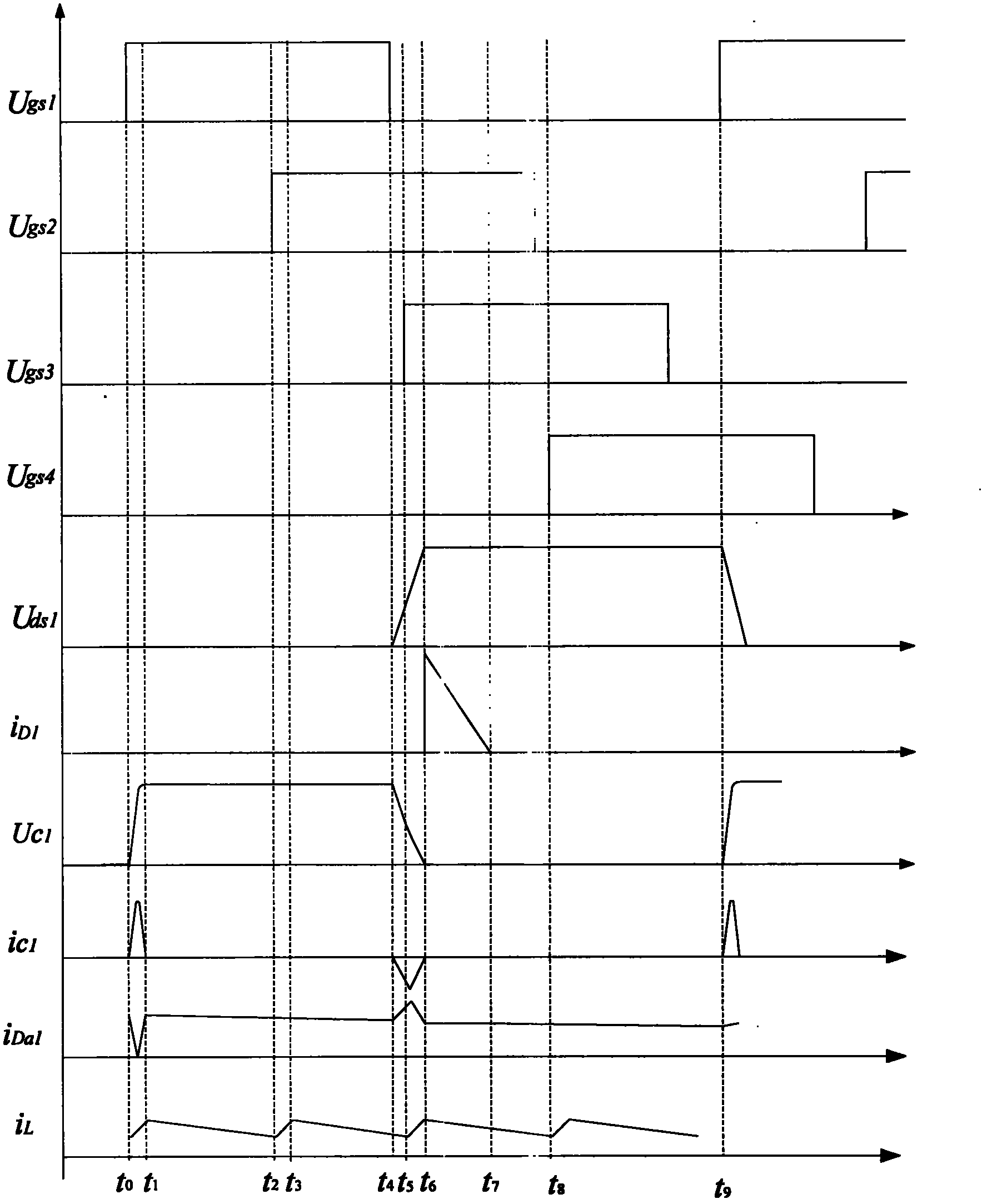 Front end buck convertor lossless buffer circuit for controlling superpower high-speed motor