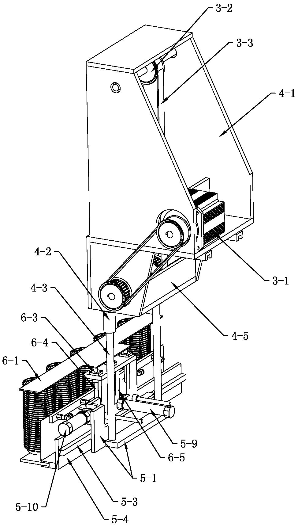 Container and cover transiting-transferring manipulator