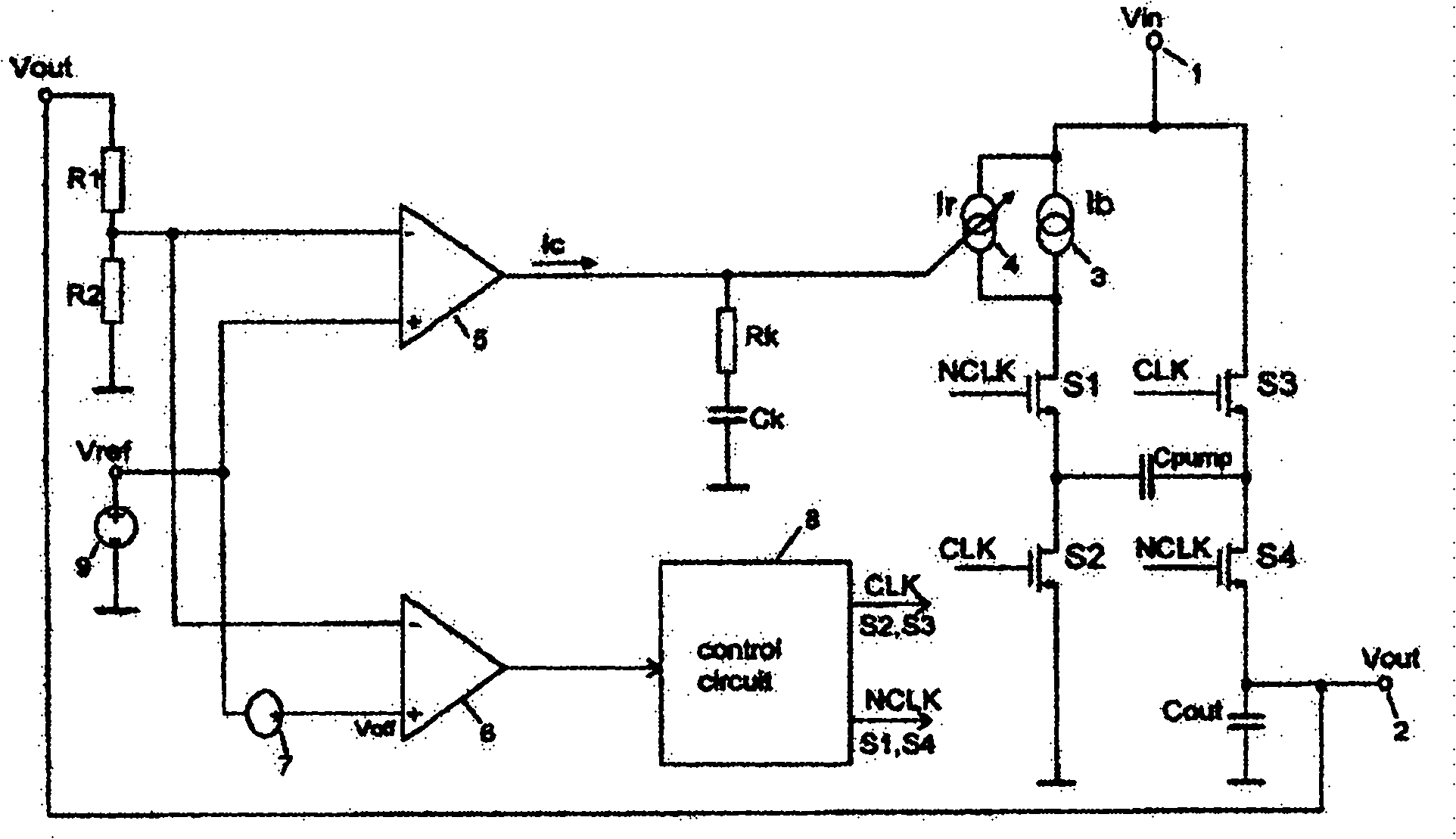 Constant voltage output charge pump circuit
