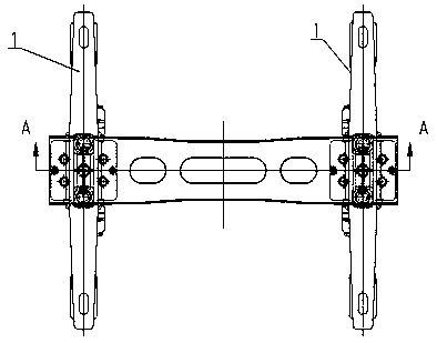 Transverse swing control method for wheel-rail low-power bogie