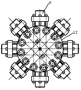 Unloading pre-charging valve structure of hydraulic machine